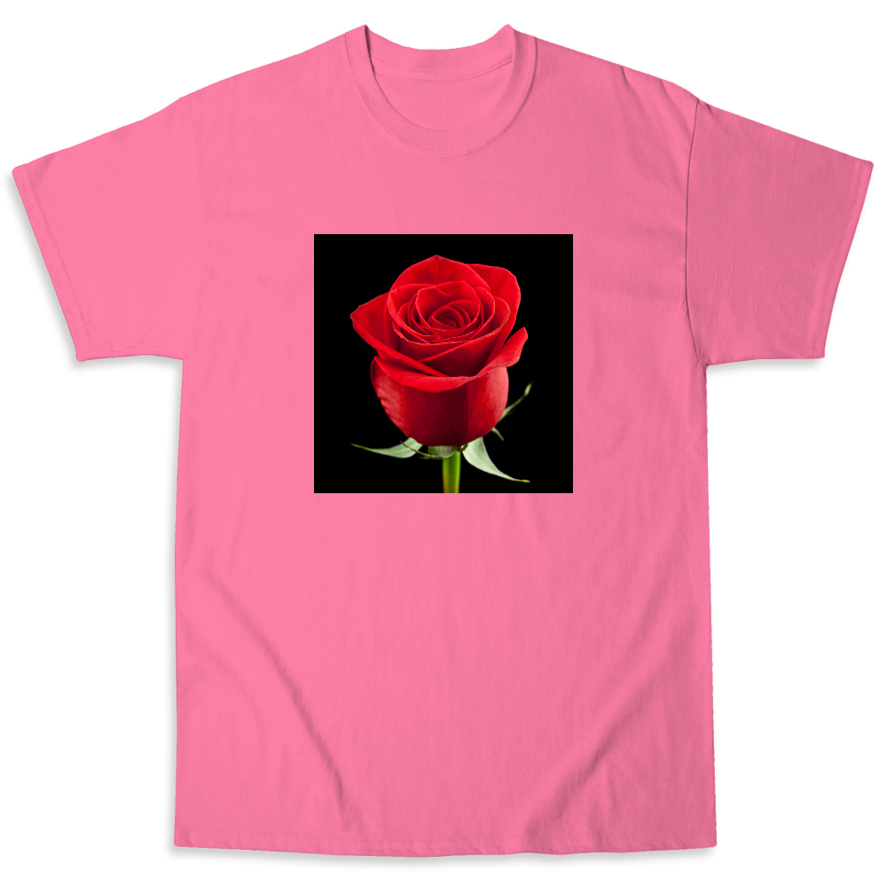 shirt with red roses