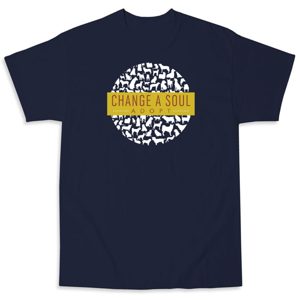 Picture of Dane County Humane Society Unisex Navy T-Shirt