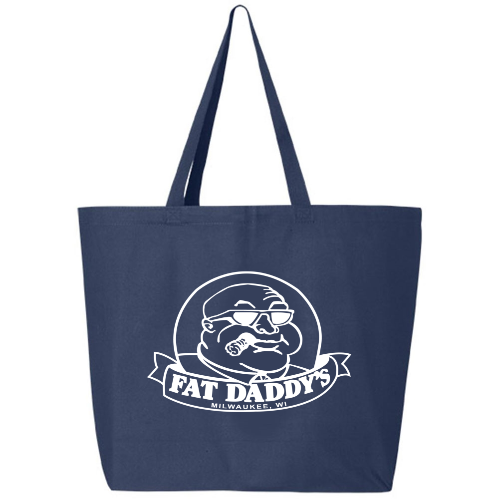 Fat Daddy's Logo White & Blue Ink to the People TShirt