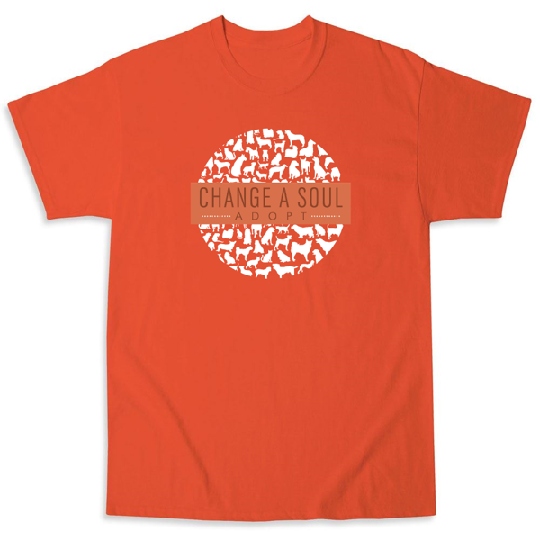 Picture of Dane County Humane Society Unisex Orange T-Shirt