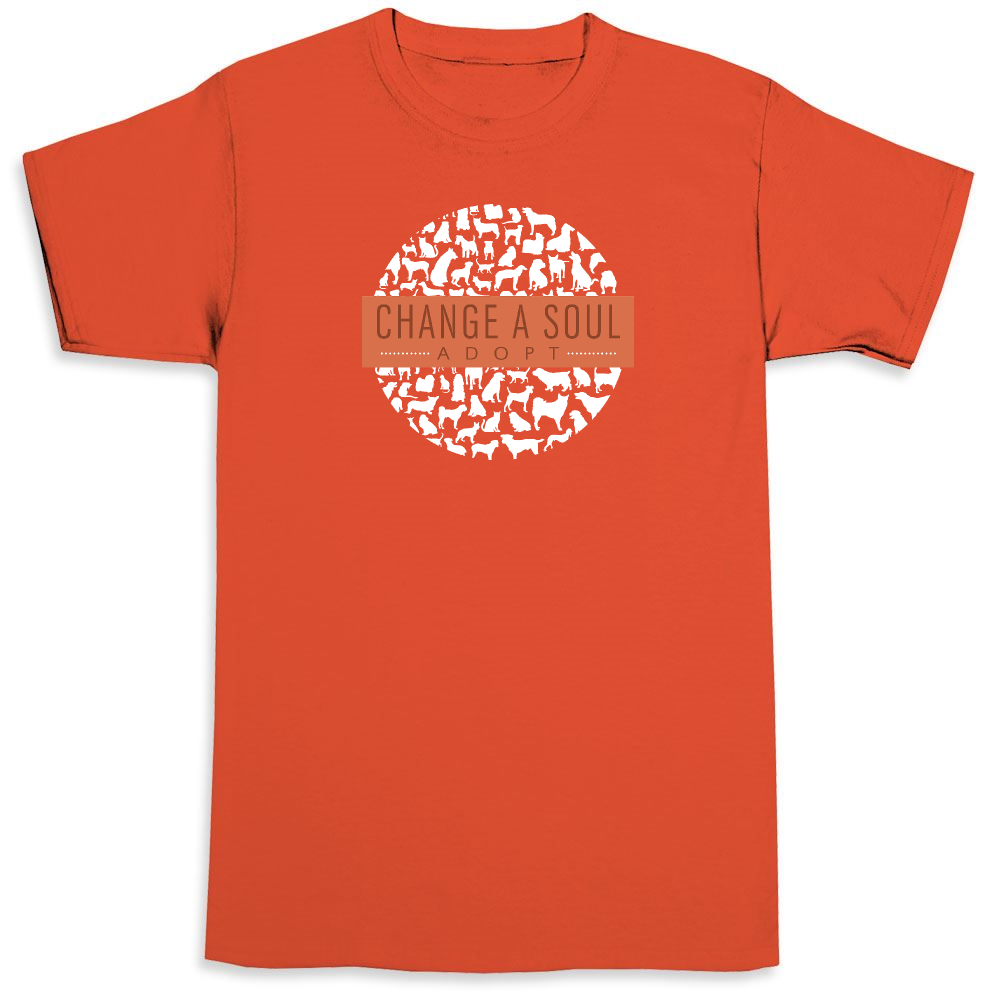 Dane County Humane Society Orange T-Shirt | Ink to the People | T-Shirt ...