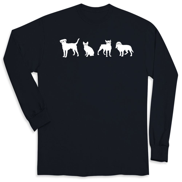 Picture of Wisconsin Humane Society Unisex Navy Long Sleeve