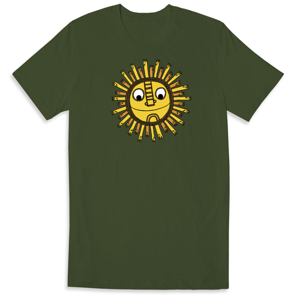 Picture of Growing Power Unisex Slim Fit Green T-Shirt