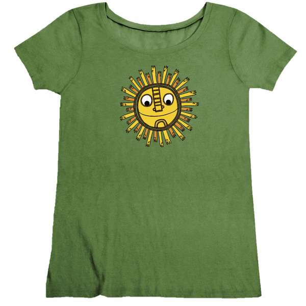 Picture of Growing Power Ladies Scoopneck Green T-Shirt