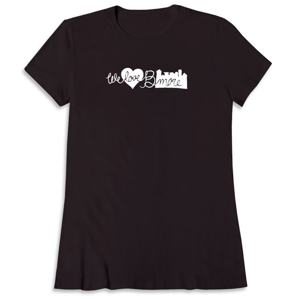 We Love Bmore-black | Ink to the People | T-Shirt Fundraising - Raise ...