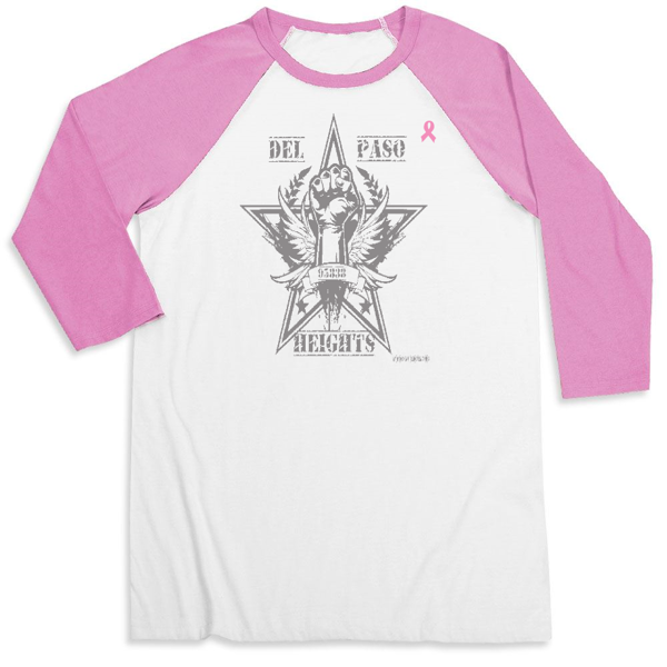 Picture of #DPH95838 BREAST CANCER AWARENESS BASEBALL TEE