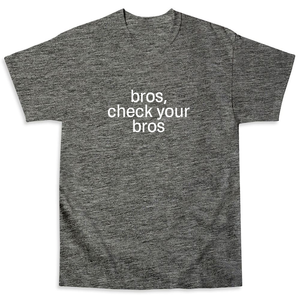 Picture of bros, check your bros Basic Unisex Tee