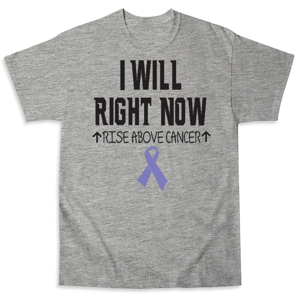 Picture of I Will Right Now for cancer funds Basic Unisex Tee