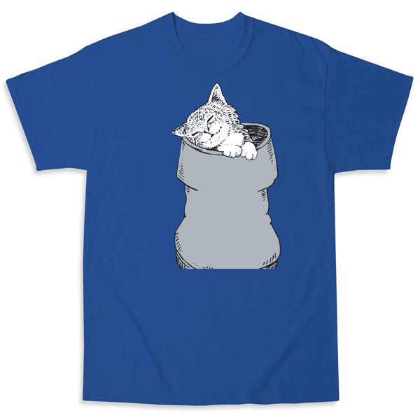 Picture of Nap'n cat in'a bag  Basic Unisex Tee