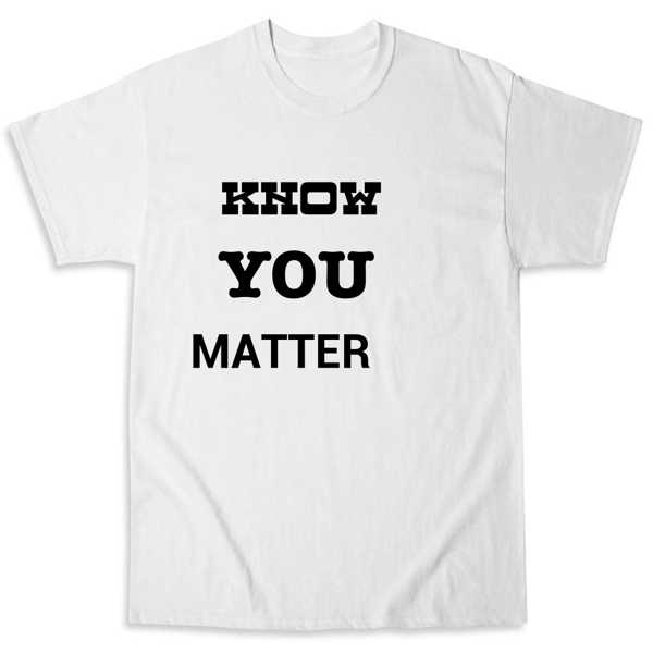 Picture of KNOW YOU MATTER Basic Unisex Tee