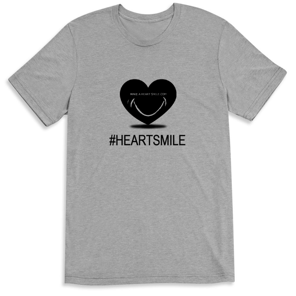 Picture of MAKE A HEART SMILE T-SHIRT   Unisex Triblend Tee