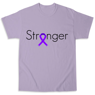 Picture of You ARE stronger! Purple awareness ribbon. 