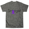 Picture of You ARE stronger! Purple awareness ribbon. 