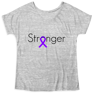 Picture of You ARE stronger! Purple awareness ribbon. 