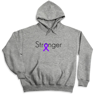 Picture of You ARE stronger! Purple awareness ribbon. 