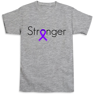 Picture of You ARE stronger! Purple awareness ribbon. 