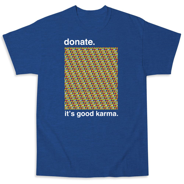 Picture of Donate. Its good karma.