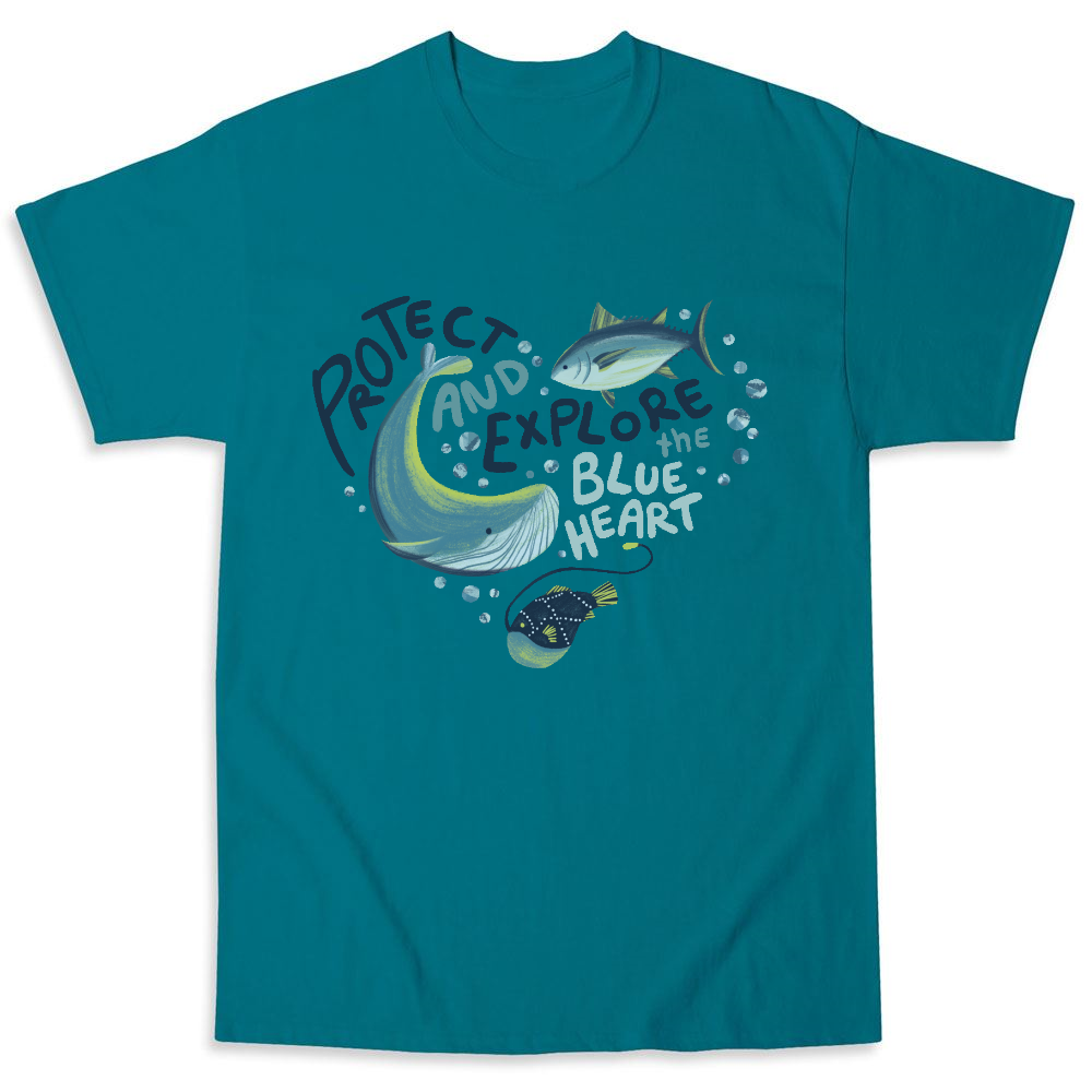 The Blue Heart t-shirt | Ink to the People | T-Shirt Fundraising ...