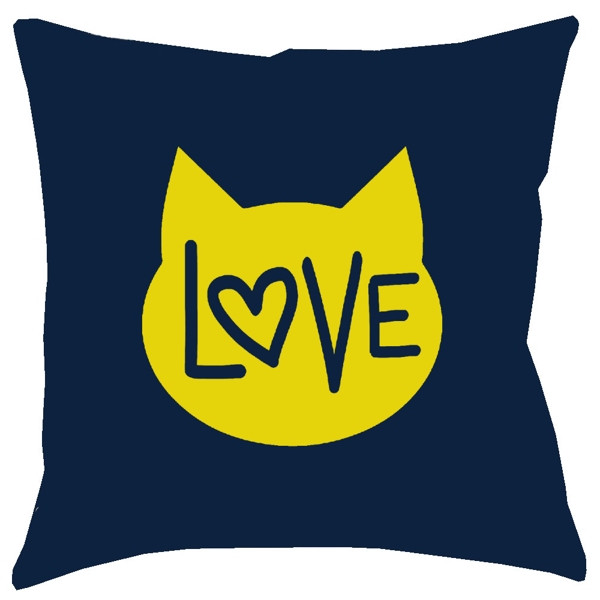 Picture of Love Cats Pillow