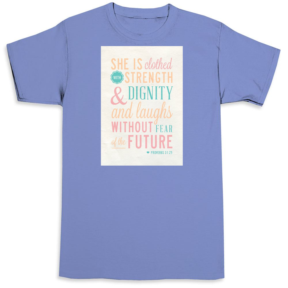 clothed in strength and dignity shirt