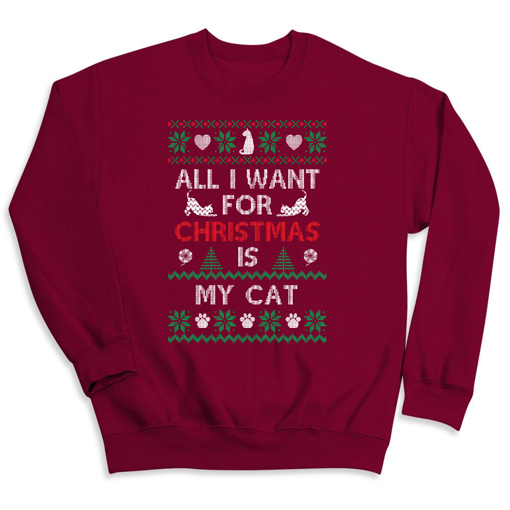 All I Want For Christmas Is My Cat | Ink to the People | T-Shirt ...