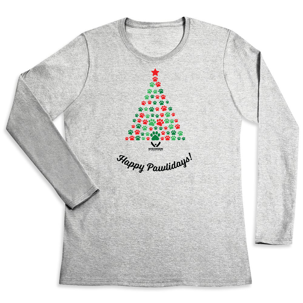 happy pawlidays shirt