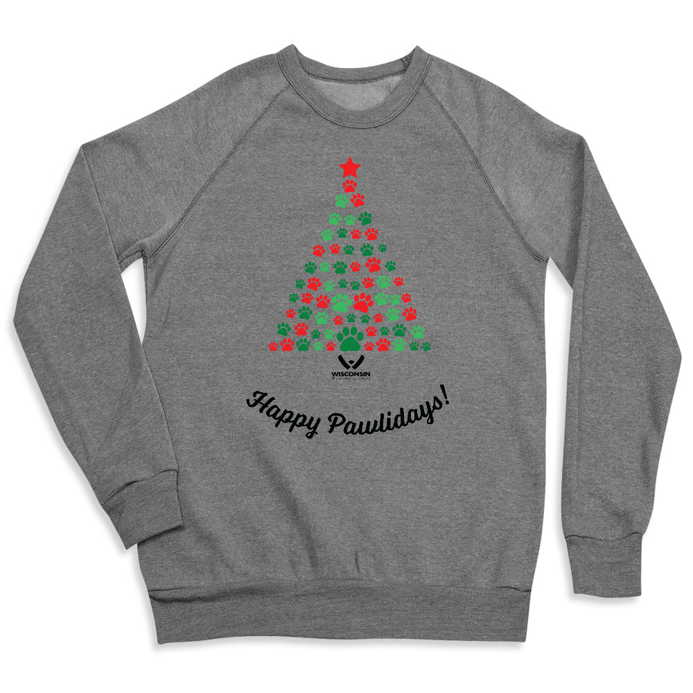 happy pawlidays shirt