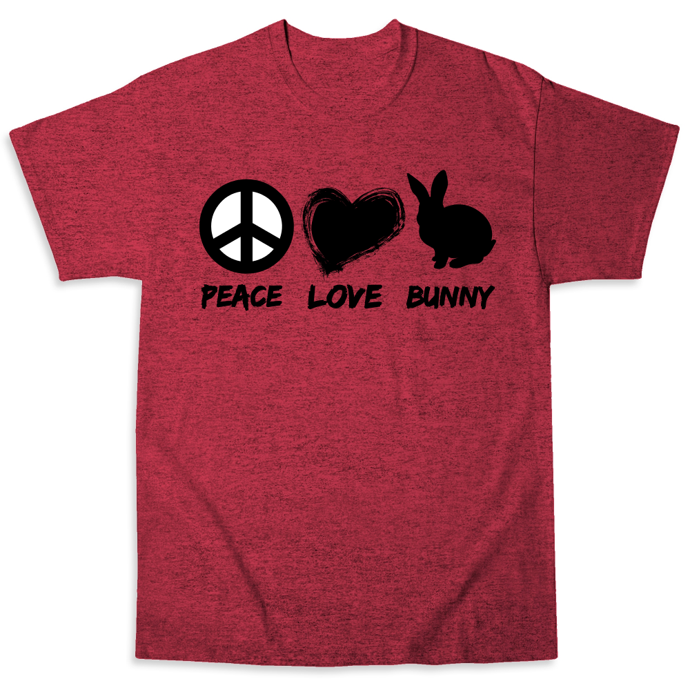 Peace Love Bunny | Ink to the People | T-Shirt Fundraising - Raise ...